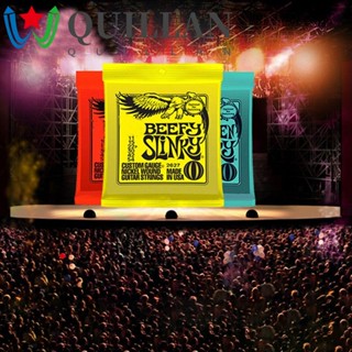 ERNIE BALL Quillan สายกีตาร์ไฟฟ้า นิกเกิล 2220 2221 2222 2223 2225