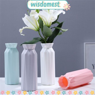 WISDOMEST แจกันดอกไม้ ทรงกลม ทนต่อการตกกระแทก สําหรับตกแต่งบ้าน