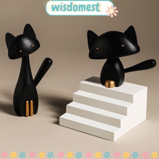 Wisdomest รูปปั้นแมว สไตล์นอร์ดิก โมเดิร์น สําหรับตกแต่งบ้าน