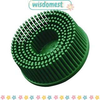 Wisdomest แปรงขัดเงา ล้อเจียรคาร์ไบด์ ซิลิคอน เกรด 50 ทนทาน สีเขียว 2 นิ้ว