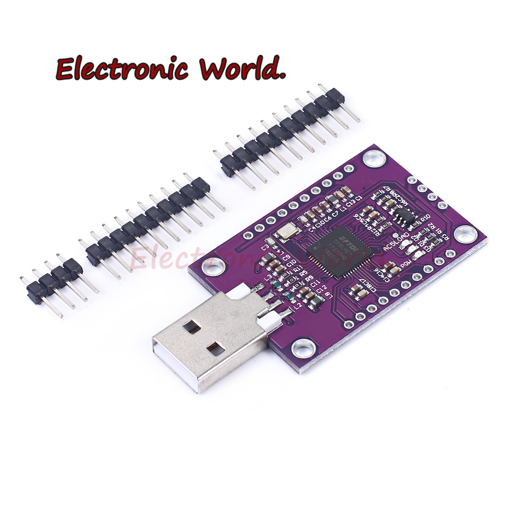 MCU FT232H USB to JTAG UART FIFO SPI I2C มัลติฟังก์ชั่นความเร็วสูง FT232H โมดูลพอร์ตอนุกรม