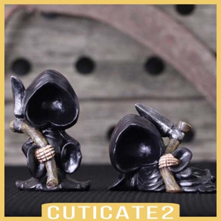 [Cuticate2] ฟิกเกอร์รูปปั้นฮาโลวีน โกธิค แปลกใหม่ สําหรับตั้งโต๊ะ ของขวัญวันหยุด สํานักงาน