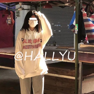 HALLYU  เสื้อผ้าผู้ญิง แขนยาว เสื้อฮู้ด คลุมหญิง สไตล์เกาหลี แฟชั่น  Beautiful Unique ทันสมัย Stylish A98J37T 36Z230909