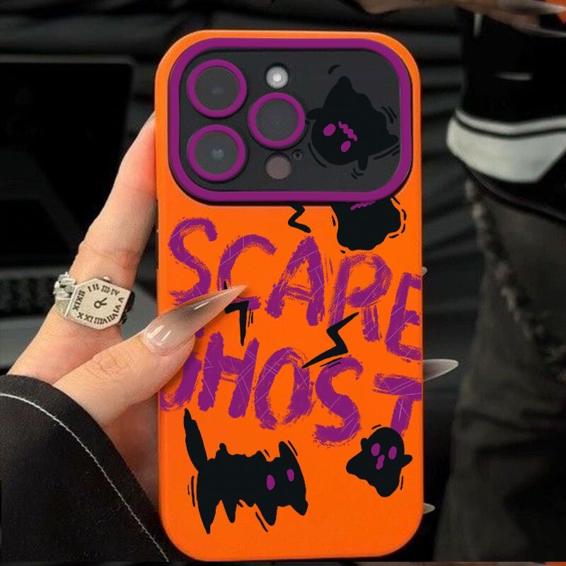 เคส iphone hone 7 8 plus 11 12 Pro Max iphoneX Xr Xs Max เคสโทรศัพท์แบบนุ่มผีน้อยอินเทรนด์และทันสมัย