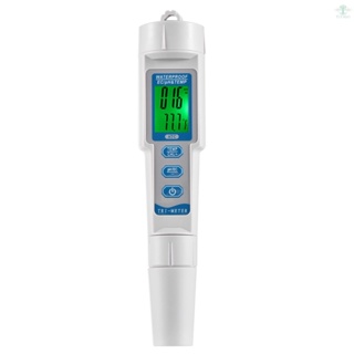 New Professional 3 in 1 Multi-parameter Water Quality Tester Monitor Portable Pen Type pH &amp; EC &amp; TEMP Meter Acidometer Water Quality Analysis Device