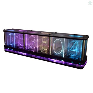 DS3231 Digital LED Alarm Clock Kit Large Font 6-digit Display Electronic Clock Bulk Music Spectrum Display Clock Module Multifunctional DIY Clock Featuring Time / Temperature / Date / Week / Alarm / Countdown / Voice Wake-Up / Touch-Operation