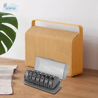 [szsirui] กล่องคอนเทนเนอร์ กล่องเคส ทรงกลม กล่องเก็บของ สําหรับจัดระเบียบรายสัปดาห์