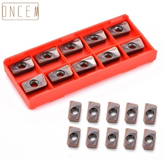 【ONCEMOREAGAIN】10Pcs APMT1604PDER-H2 VP15TF Carbide Inserts APKT1604 25R0.8 Indexable Blades