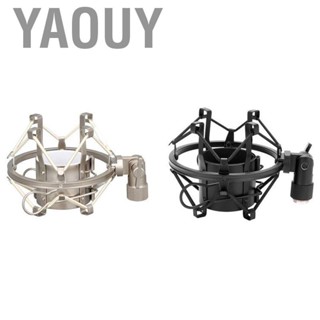 Yaouy Microphone Shock Mount Metal Mic Holder Stand   for Video Recording