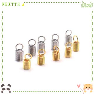 Nextth คีมย้ําหางปลา ทองเหลือง สีบรอนซ์ เงิน ทอง โลหะผสมบรอนซ์ สําหรับเครื่องประดับ สร้อยคอ