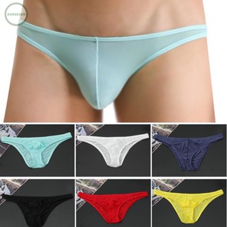 GORGEOUS~Men Briefs Low-Rise Lingerie Seamless Thong Bikini Bulge Pouch Panties