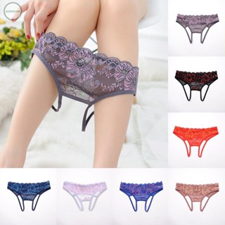 GORGEOUS~Briefs Sleepwear T-back Wet Look Womens Lingerie Thong Underwear Crotchless