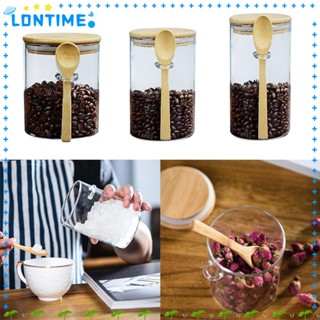Lontime ขวดโหลแก้วใส สําหรับใส่อาหาร ข้าวโอ๊ต กาแฟ บาร์
