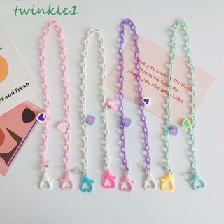 Twinkle1 สายเชือกคล้องคอ ป้องกันการสูญหาย สีแคนดี้ สําหรับแว่นตา หน้ากาก