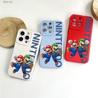 Samsung Galaxy A11 A12 A13 A23 A32 A51 A71 A52 A52S A50 A50S A30S A53 4G 5G สำหรับ Mario เคส เคสโทรศัพท์