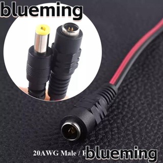 Blueming2 อะแดปเตอร์ซ็อกเก็ตพาวเวอร์ 24 26 ซม. 5.5 มม. * 2.1 มม. 20AWG DC5.5 ตัวผู้ / ตัวเมีย สําหรับมอนิเตอร์