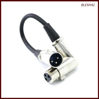 [Blesiya2] Xlr สายเคเบิลไมโครโฟน XLR 3 Pin ตัวผู้ เป็นตัวเมีย 20 ซม.