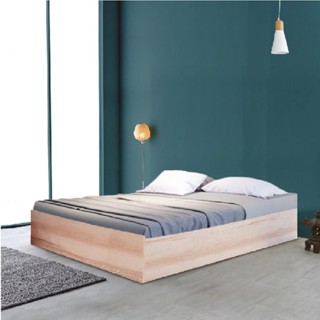 [กทม. 3-5 วัน ส่ง] Koncept furniture เตียง 6 ฟุต KC-PLAY รุ่น BEDIS F สีไม้อ่อน (186X203X30 ซม.)