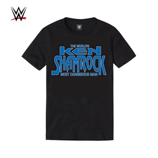 Wwe เสื้อยืดลําลอง แขนสั้น คอกลม พิมพ์ลายโมโนแกรม แฟชั่นฤดูร้อน สําหรับผู้ชาย