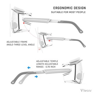 [Viocee] แว่นตานิรภัย แบบใส ป้องกันหมอก สําหรับผู้ชาย ผู้หญิง ผู้ใหญ่ ทํางานในห้องปฏิบัติการ