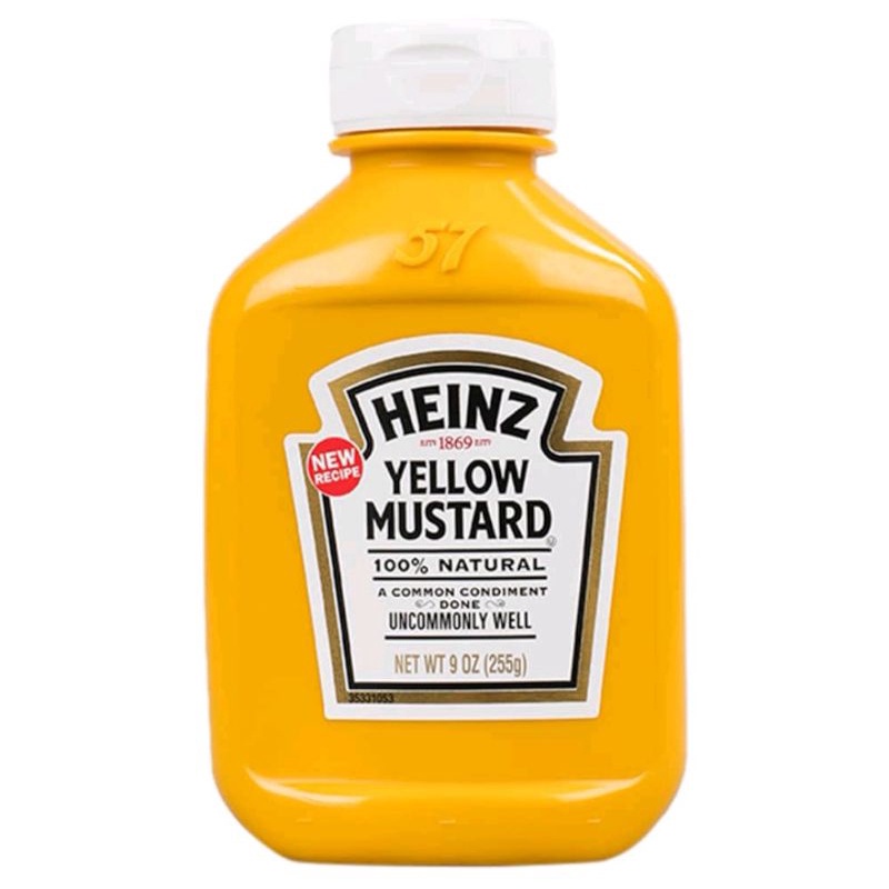 Heinz Yello Mustard ซอสมัสตาร์ด​ ขนาด​ 255​ กรัม