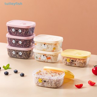 【tuilieyfish】กล่องพลาสติก ทรงสี่เหลี่ยม สําหรับใส่อาหาร ผลไม้【IH】