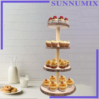 [Sunnimix] ขาตั้งไม้ สําหรับวางขนมหวาน ตกแต่งเค้ก