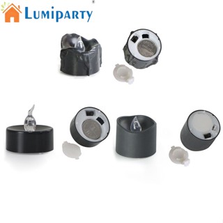 Lumiparty เทียนอิเล็กทรอนิกส์ ไร้เปลวไฟ ไร้เปลวไฟ สําหรับตกแต่งปาร์ตี้ฮาโลวีน (3.6X12 ชิ้น