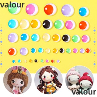 Valour ดวงตาตุ๊กตาแฮนด์เมด 6 10 16 20 25 มม. สําหรับตกแต่งเครื่องประดับ 50 ชิ้น