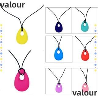 Valour สร้อยคอยางกัด เคี้ยวได้ ของขวัญสําหรับเด็กทารก ป้องกันออทิสติก ADHD