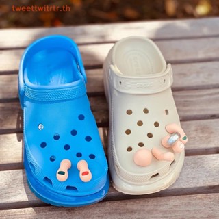 Trwitr ตัวติดรองเท้า Crocs 3D แบบแมนนวล ตลก อุปกรณ์เสริม สําหรับตกแต่งรองเท้าเด็กผู้ชาย ผู้หญิง ปาร์ตี้ เบิร์ TH