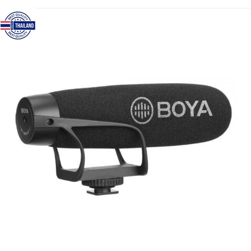 boya by-bm2021 super cadioid microphone ไมโครโฟนติดกล้อง สมาร์ทโฟน คอมพิวเตอร์ ไมค์อัดเสียง