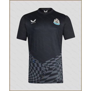 Qy 2023-2024 เสื้อยืดลําลอง แขนสั้น คอกลม พิมพ์ลาย Newcastle Home Jersey พลัสไซซ์ ให้ความอบอุ่น เหมาะกับการเล่นกีฬา ฟุตบอล