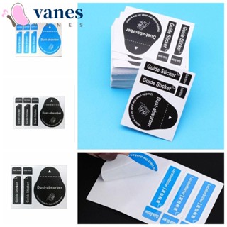 Vanes1 3 in 1 สติกเกอร์ PVC ทําความสะอาดหน้าจอโทรศัพท์มือถือ เลนส์กล้อง แบบใช้แล้วทิ้ง 50 ชิ้น