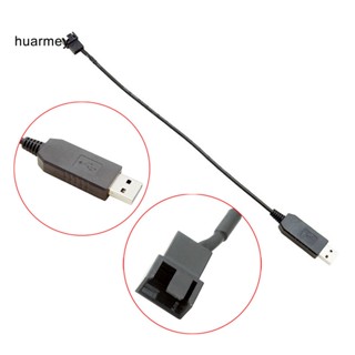 Huarmey สายเคเบิลเชื่อมต่อพัดลม 4pin Usb เป็น 4pin สําหรับคอมพิวเตอร์