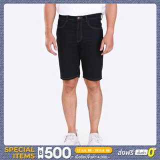 WRANGLER กางเกงขาสั้นผู้ชาย เอวกลาง ทรง TEXAS SHORTS รุ่น WR S523MSHOF34 สียีนส์