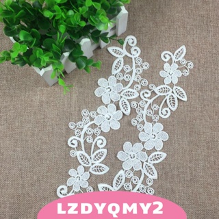 [Lzdyqmy2] แผ่นแพทช์ ปักลายดอกไม้ สําหรับตกแต่งเสื้อผ้า