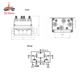 [Whstrong] รีเลย์โซลินอยด์ 12V 500A แบบเปลี่ยน สําหรับยานพาหนะ 12000lbs Winch 4x4 4WD