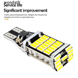 Wonda ไฟเบรกรถยนต์ LED 45 SMD W16W T15 กันน้ํา สว่างมาก ทนทาน แบบเปลี่ยน