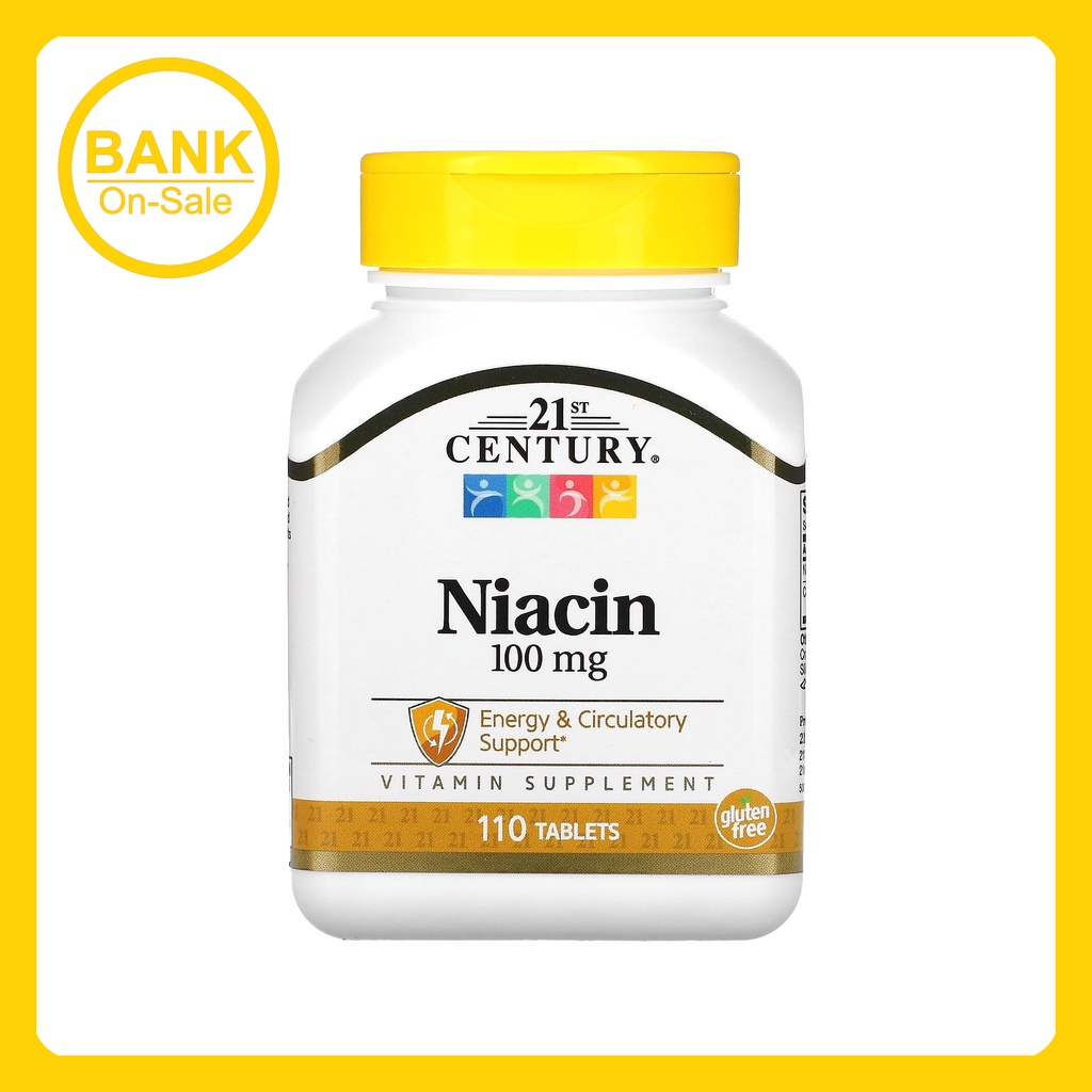21st Century, Niacin, 100 mg, 110 Tablets