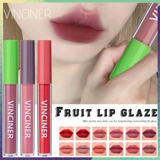 Vinciner ลิปสติก ลิปกลอส เนื้อแมตต์ กันน้ํา ติดทนนาน 12 สี 3 ชิ้น ต่อชุด