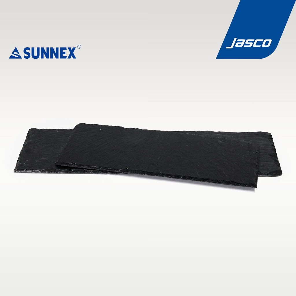 Jasco หินรองอเนกประสงค์ ทรงสี่เหลี่ยม Rectangular Slate Platters