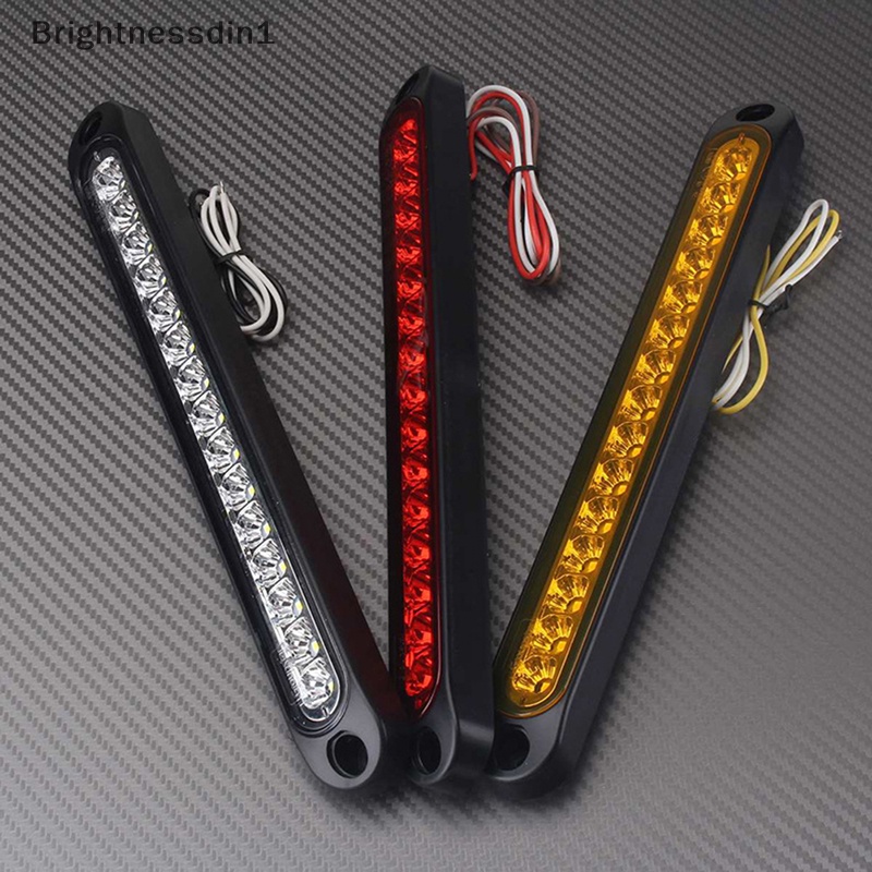 [Brightnessdin1] บาร์ไฟเบรก LED 15 ดวง สําหรับติดท้ายรถบรรทุก รถพ่วง