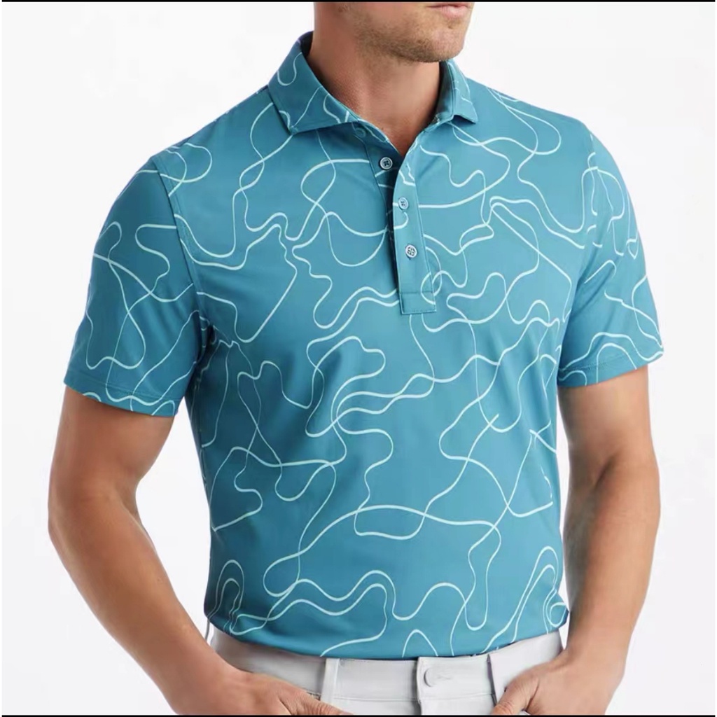 Gfore Polo Mens New Golf Short-Sleeved Shirt Casual Top Classic Top Mens Clothing