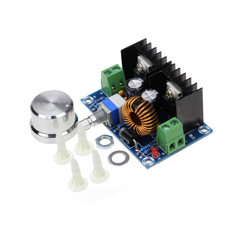 Xh-m401 โมดูลพาวเวอร์ซัพพลายแปลงบั๊ก DC-DC XL4016E1 PWM ปรับได้ 4-40V เป็น 1.25-36V 8A 200W