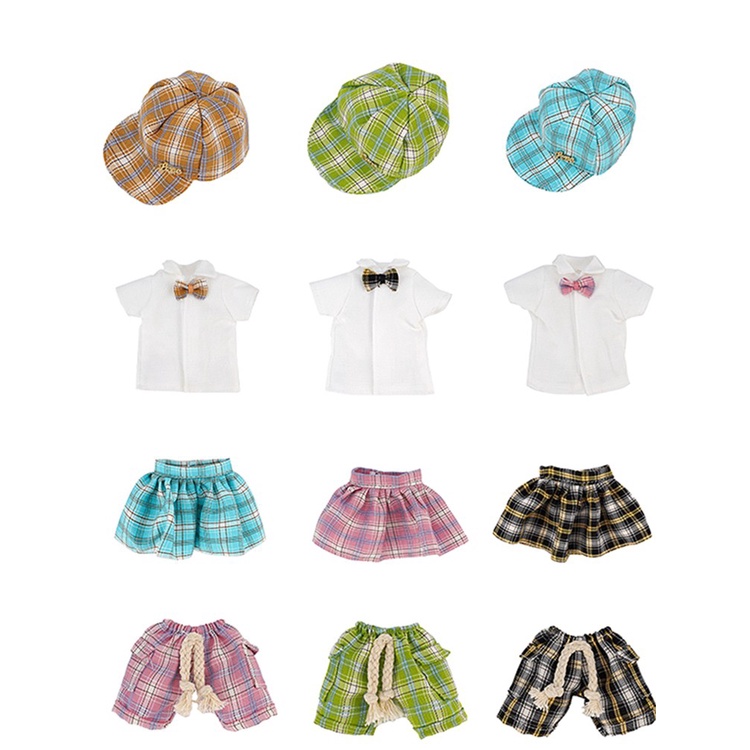 ชุดเสื้อผ้าตุ๊กตา กระโปรง กางเกง หมวก 30 ซม. DIY อุปกรณ์เสริม สําหรับตุ๊กตา
