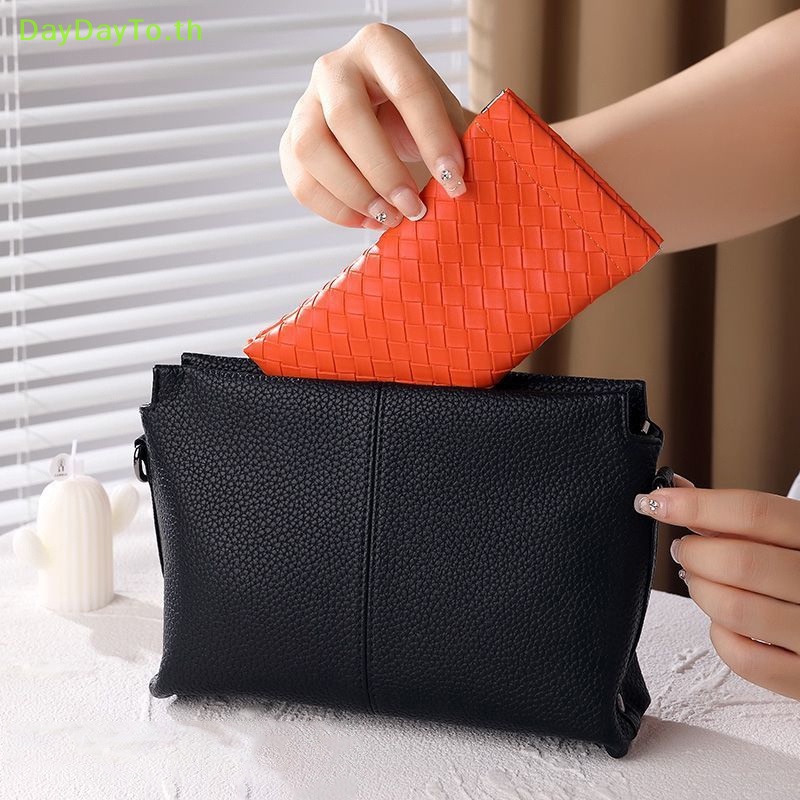 DayDayTo 1 PC ทอแว่นตากระเป๋าแว่นตากันแดดกล่องแบบพกพากันน้ําแว่นตากระเป๋าหนังแว่นตาฝาครอบป้องกันกระเป๋า TH - รูปที่ 5