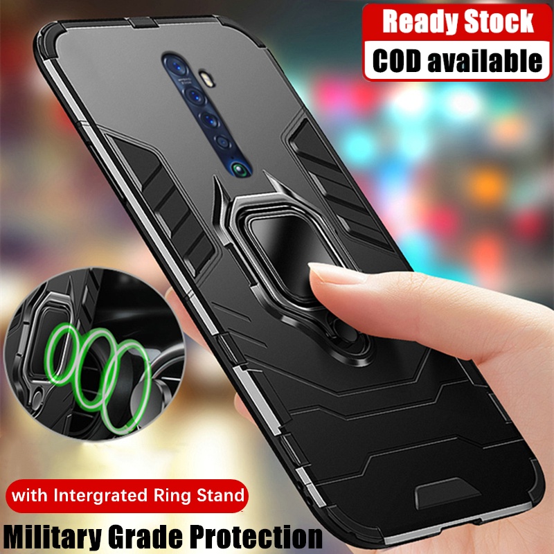 เคสโทรศัพท์มือถือ ป้องกันกระแทก สองชั้น สําหรับ OPPO Reno 5G 6.6 นิ้ว CPH1921