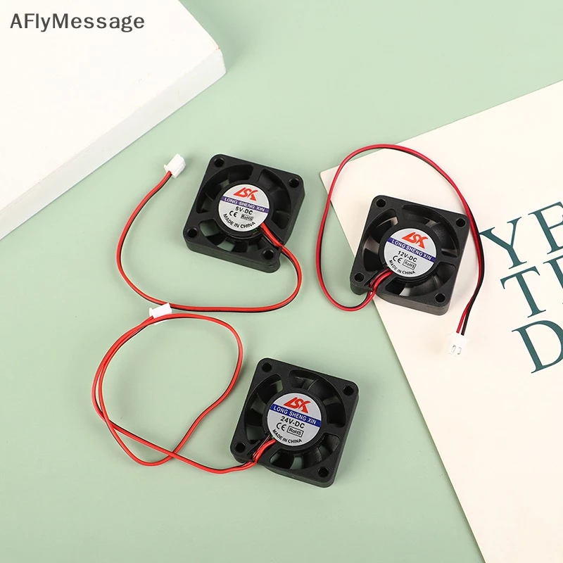 AFl 1PC 4010 5V 12V 24V 4 ซม.CPU กราฟิกคอมพิวเตอร์โน้ตบุ๊คแล็ปท็อปพัดลมปิดเสียง TH