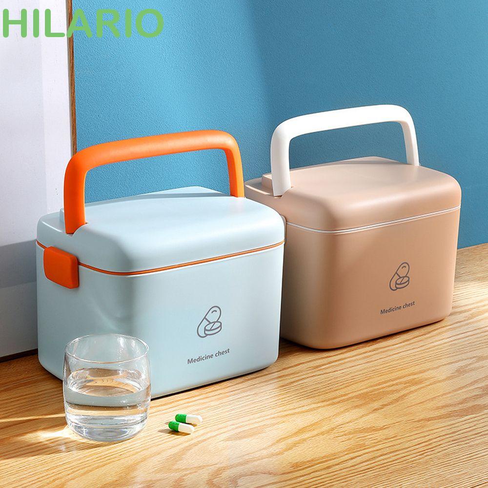 Hilario กล่องเก็บยาฉุกเฉิน ความจุขนาดใหญ่ ทนทาน สําหรับครอบครัว
